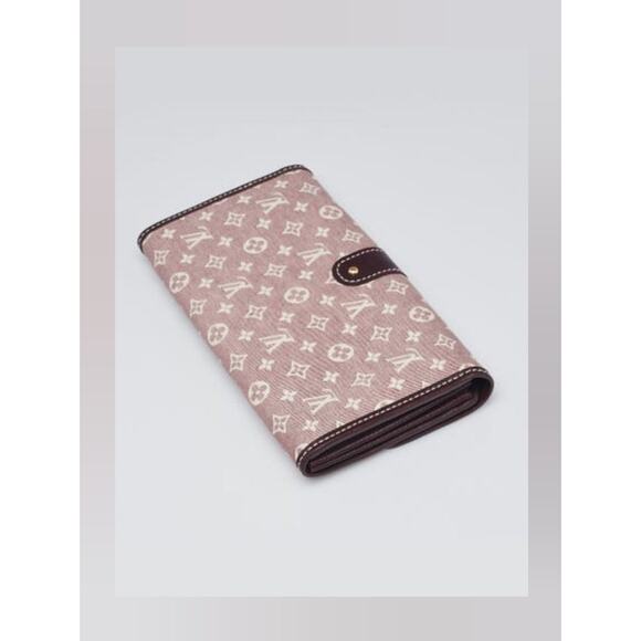 Louis Vuitton Red Sepia LV Monogram Idylle Canvas Sarah Wallet - Picture 2 of 10